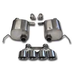 C7 Corvette Stingray Exhaust - CORSA EXTREME Valve-Back Performance Exhaust System : Quad 4.50" Round Tips