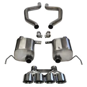 C7 Corvette Z06 Exhaust - CORSA EXTREME Axle-Back Performance Exhaust System : Quad 4.50" Round Tips