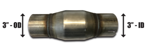 Hi-Flow Catalytic Converters - 3" TO 3"