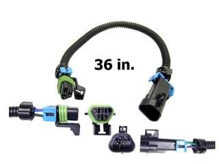 Rear 02 Sensor Extensions for C6/Z06 - LG Motorsports